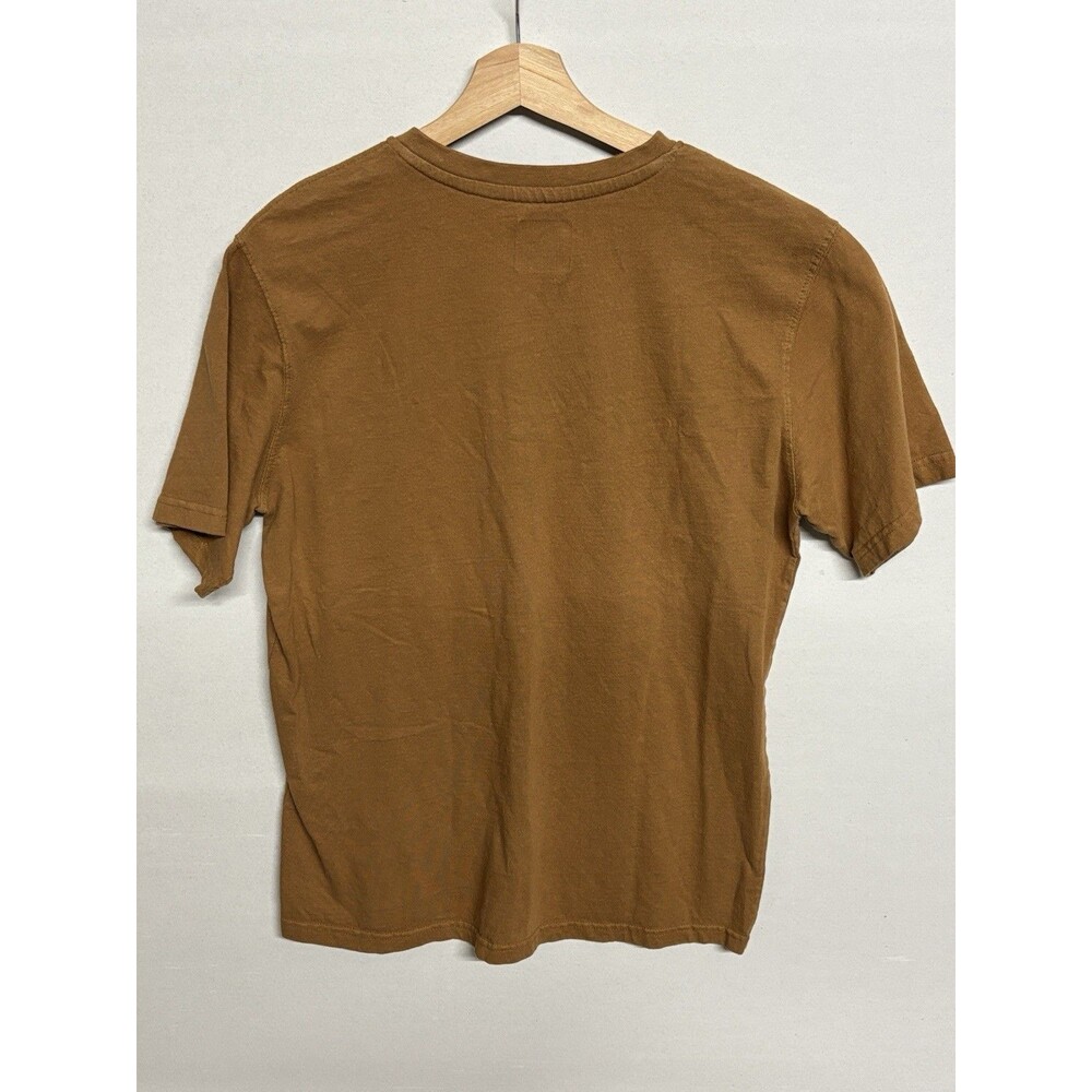 Wrangler T- Shirt Men's M Brown Short Sleeve Pocket Workwear - Picture 4 of 4
